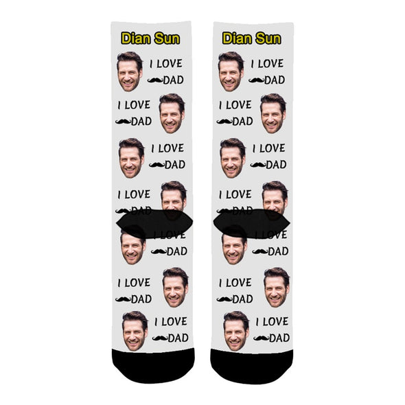 Photo Socks Personalized Funny Socks With Photo,Put Your Photo into Socks - amlion