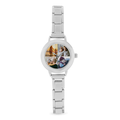 Custom Photo Watches for Women, Wife, Girlfriend, Personalized Round Ladies Metal Watch With Image